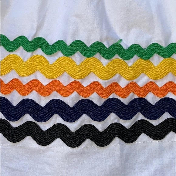 eri &ali | Dresses | Nwt Eriali White Ric Rac Dress From Anthropologie ...